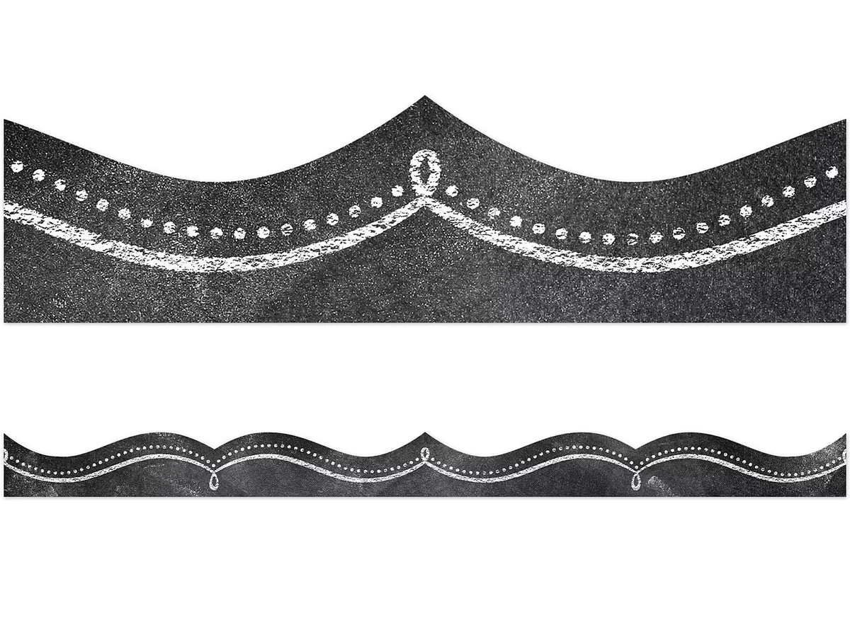 Chalk It Up! Dotted Swirl Border - US 7530