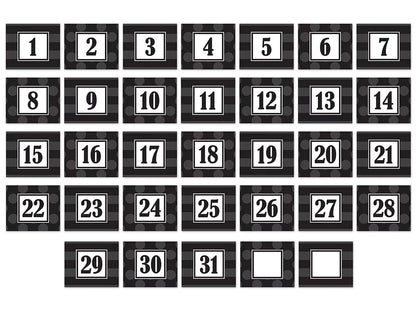 Sassy Double-Sided Calendar Mini Accents - US 6686
