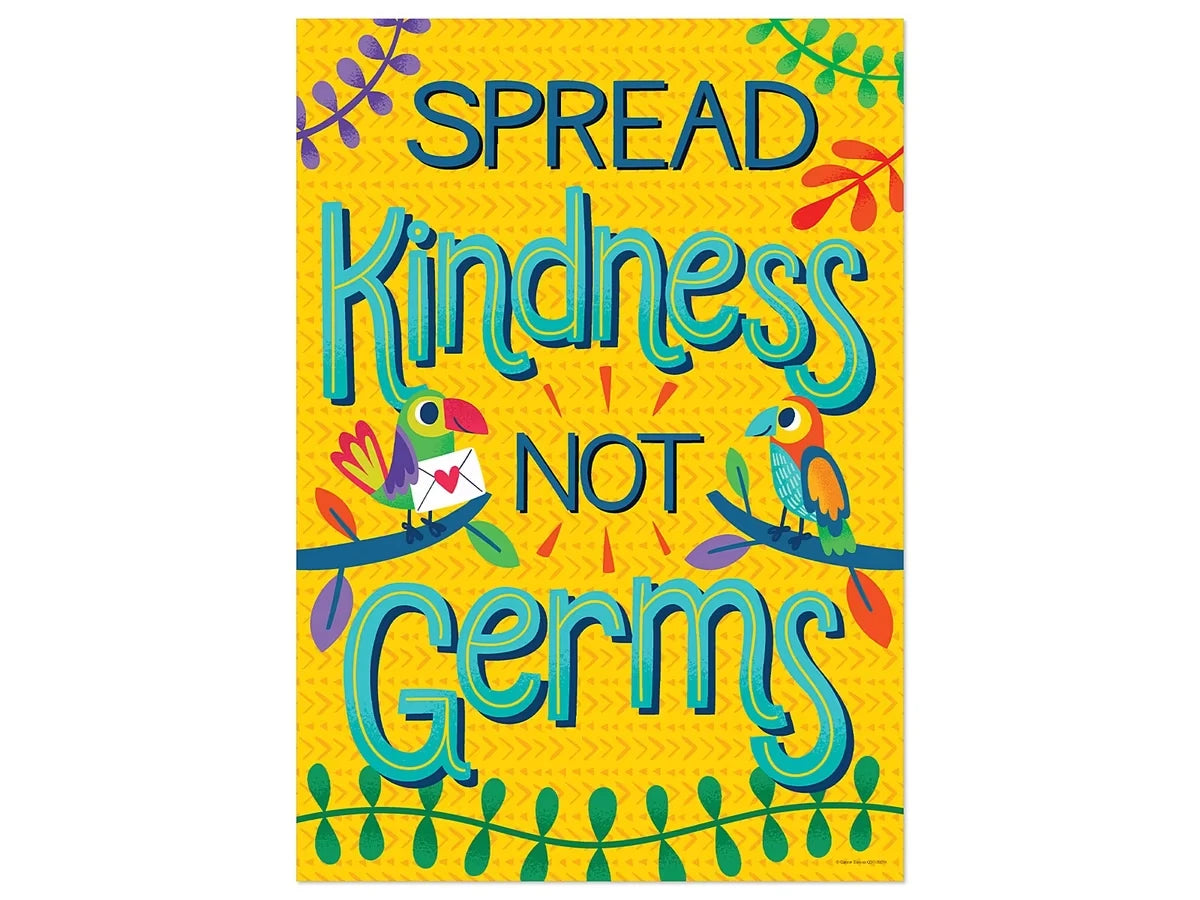 One World Spread Kindness Not Germs Poster - US 8067