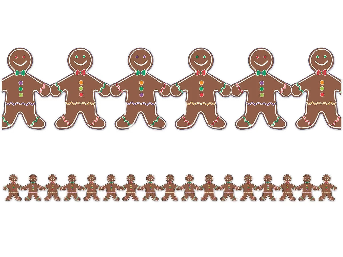 Gingerbread Man Border - US 9797