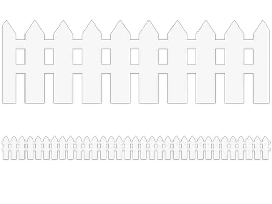 White Picket Fence Border - US 3787