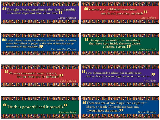 Famous African American Quotes Bulletin Board Set - US 3021