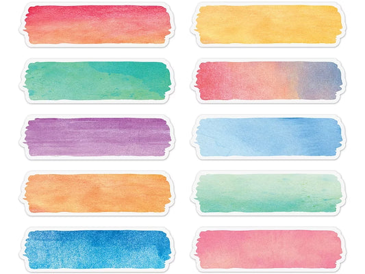 Watercolor Label Accents - US 9227