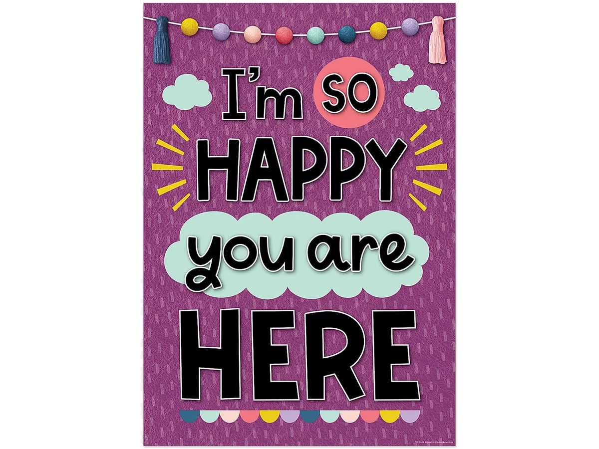 Oh Happy Day! I’m So Happy You Are Here Poster - US 9845