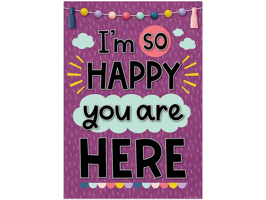 Oh Happy Day! I’m So Happy You Are Here Poster - US 9845