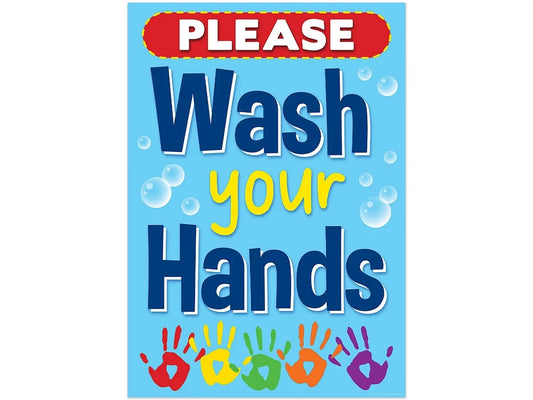 Please Wash Your Hands Poster - US 1166