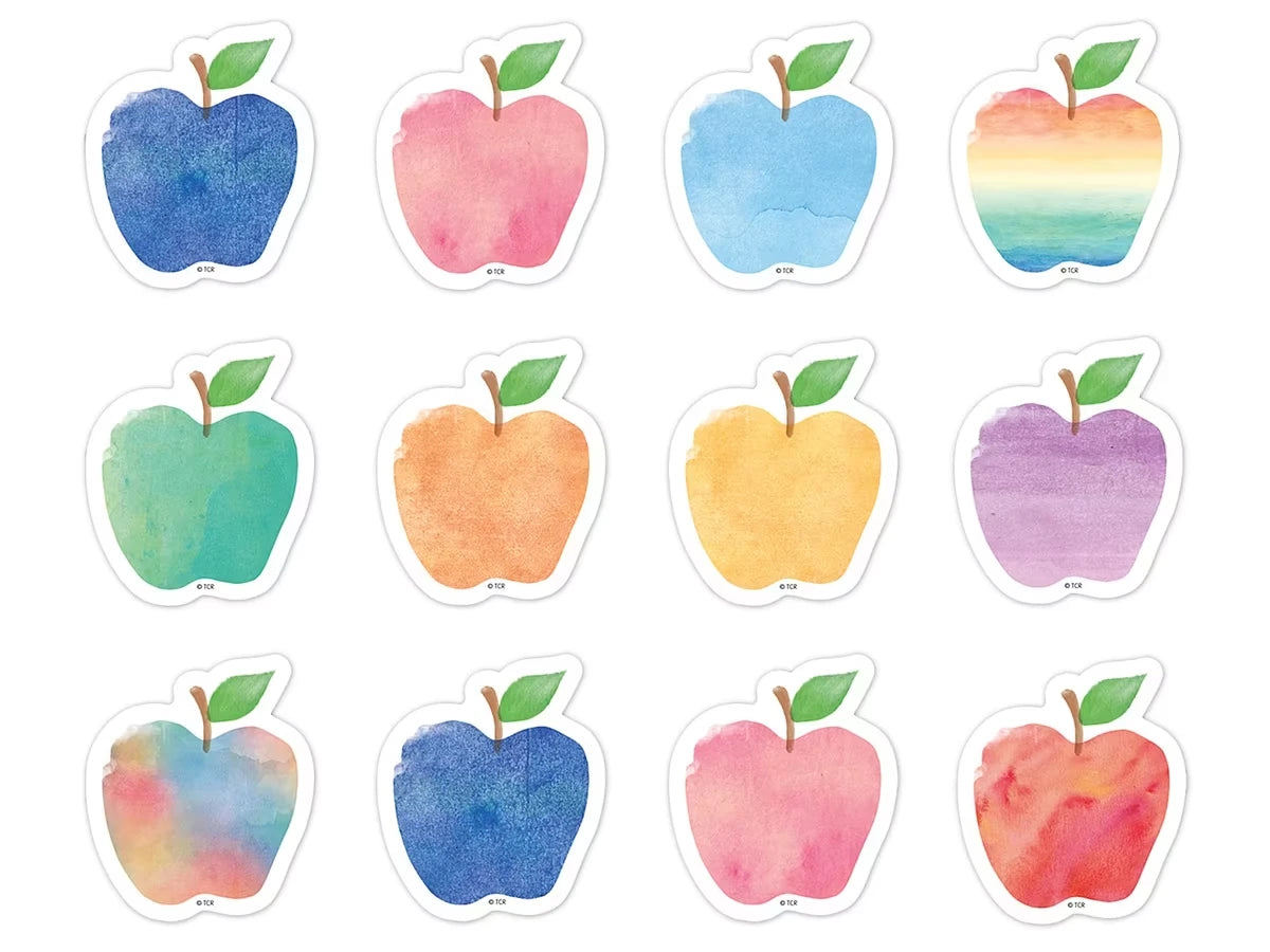 Watercolor Apple Mini Accents - US 6151