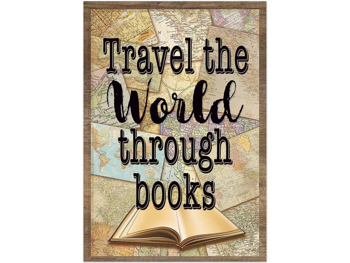Travel the Map! Books Poster - US 5153