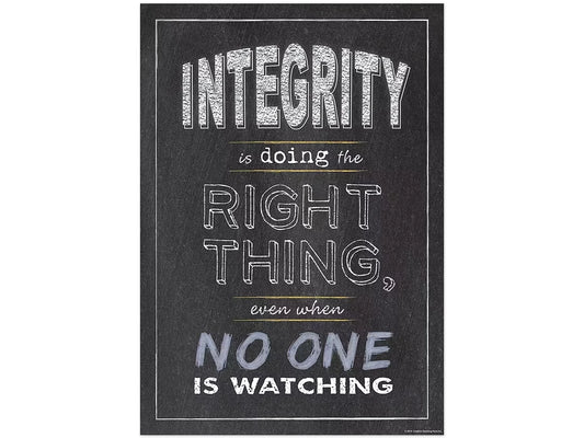 Chalk It Up! Integrity Poster - US 3101