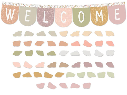 Terrazzo Tones Welcome Bulletin Board Set - US 2786