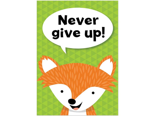 Woodland Friends Never Give Up Poster - US 1104