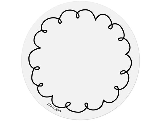 Black & White Circle Mini Accents - US 6879