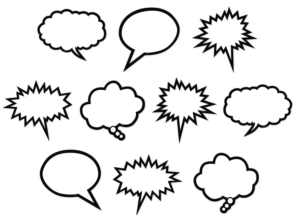 Superhero Speech & Thought Bubble Accents - US 1569