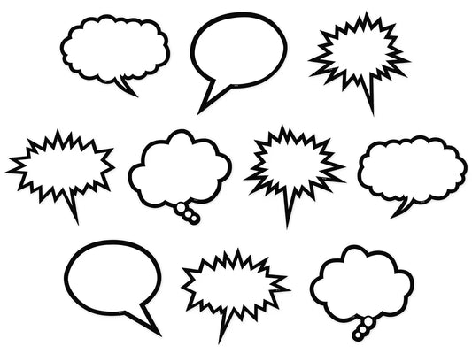 Superhero Speech & Thought Bubble Accents - US 1569