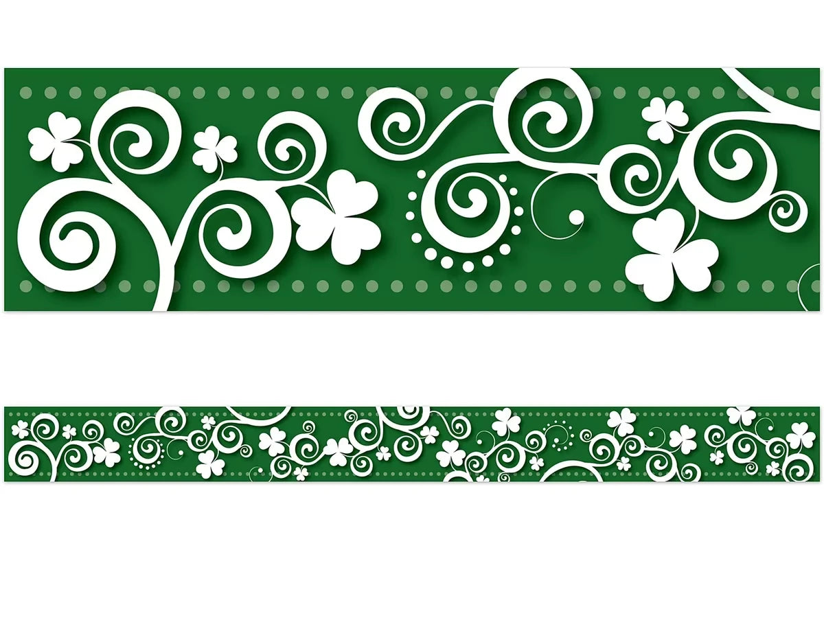 Hearts & Clovers Double-Sided Holiday Border - US 9603