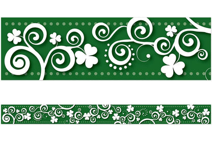 Hearts & Clovers Double-Sided Holiday Border - US 9603