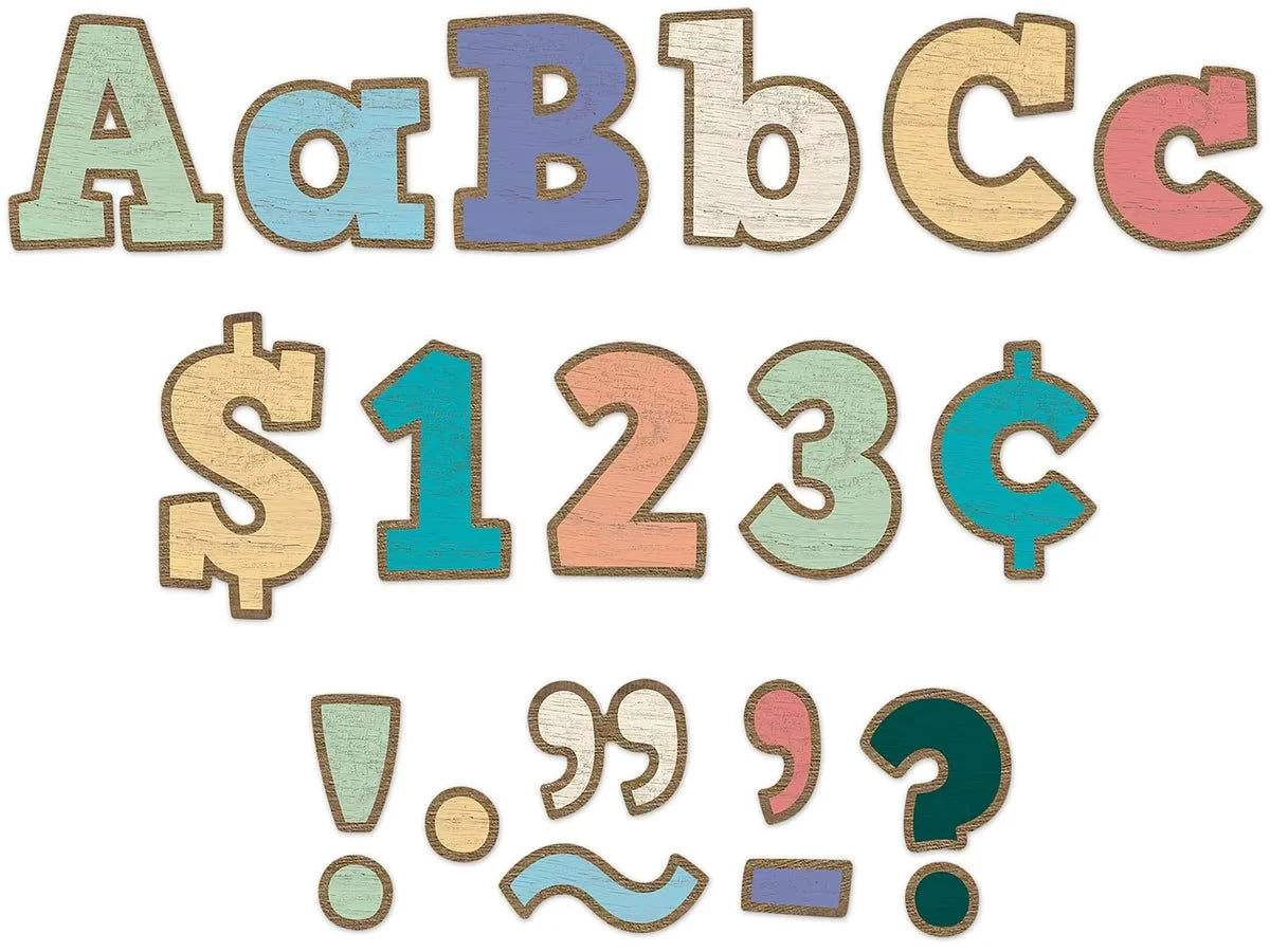 Home Sweet Classroom Painted Wood 4" Punch-Out Letters - US 2560