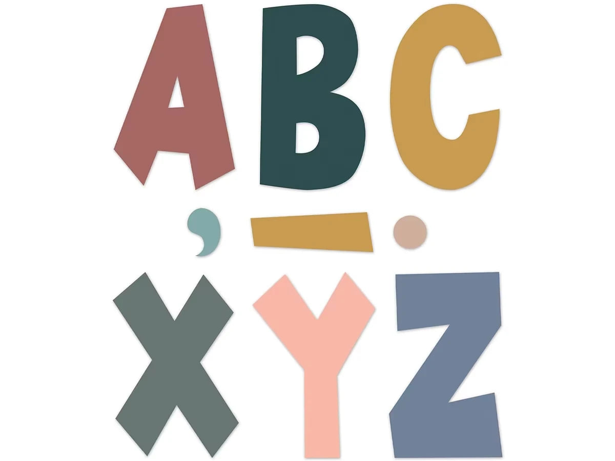 Wonderfully Wild 7" Punch-Out Letters - US 1096