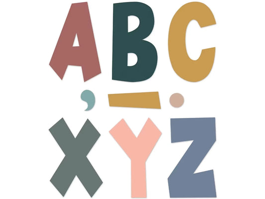 Wonderfully Wild 7" Punch-Out Letters - US 1096