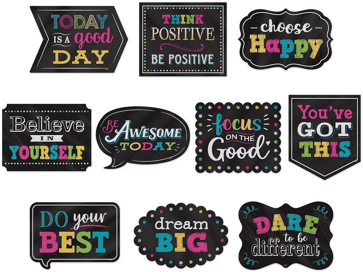 Chalkboard Brights Motivational Accents - US 7417