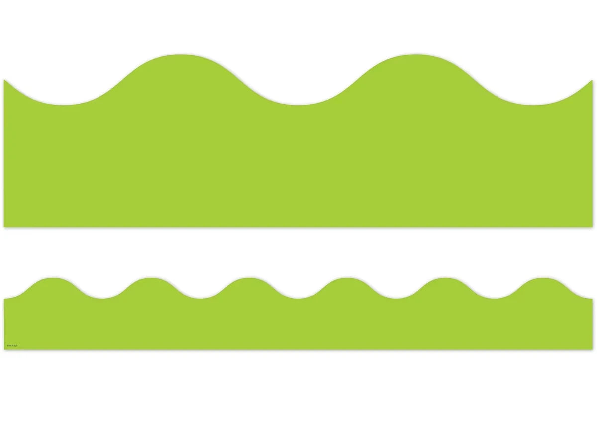 Core Decor Lime Scalloped Border - US 3415
