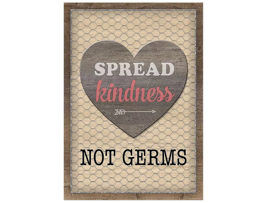 Home Sweet Classroom Spread Kindness Not Germs Poster - US 6456