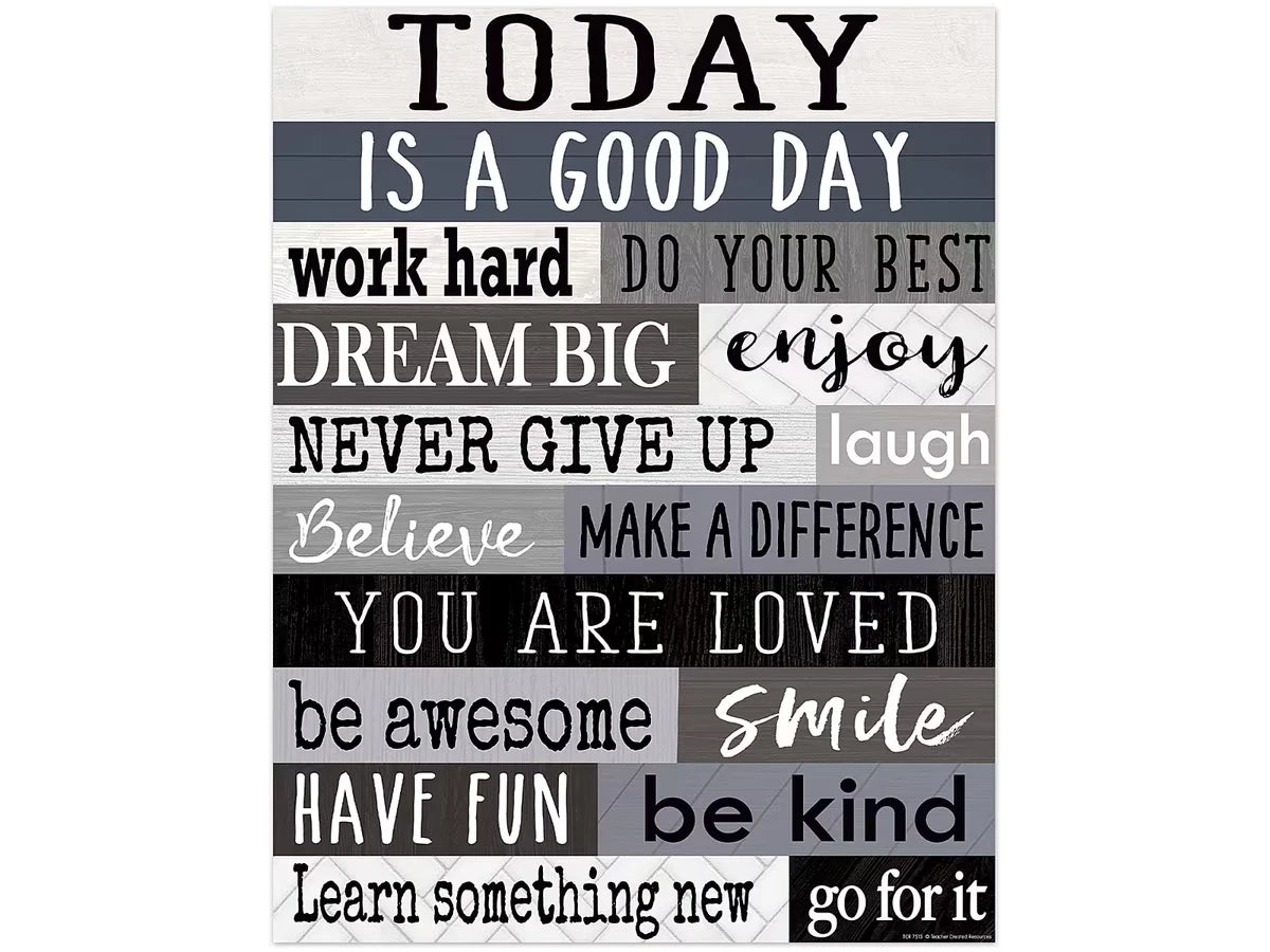 Modern Farmhouse Today Is a Good Day Poster - US 7133