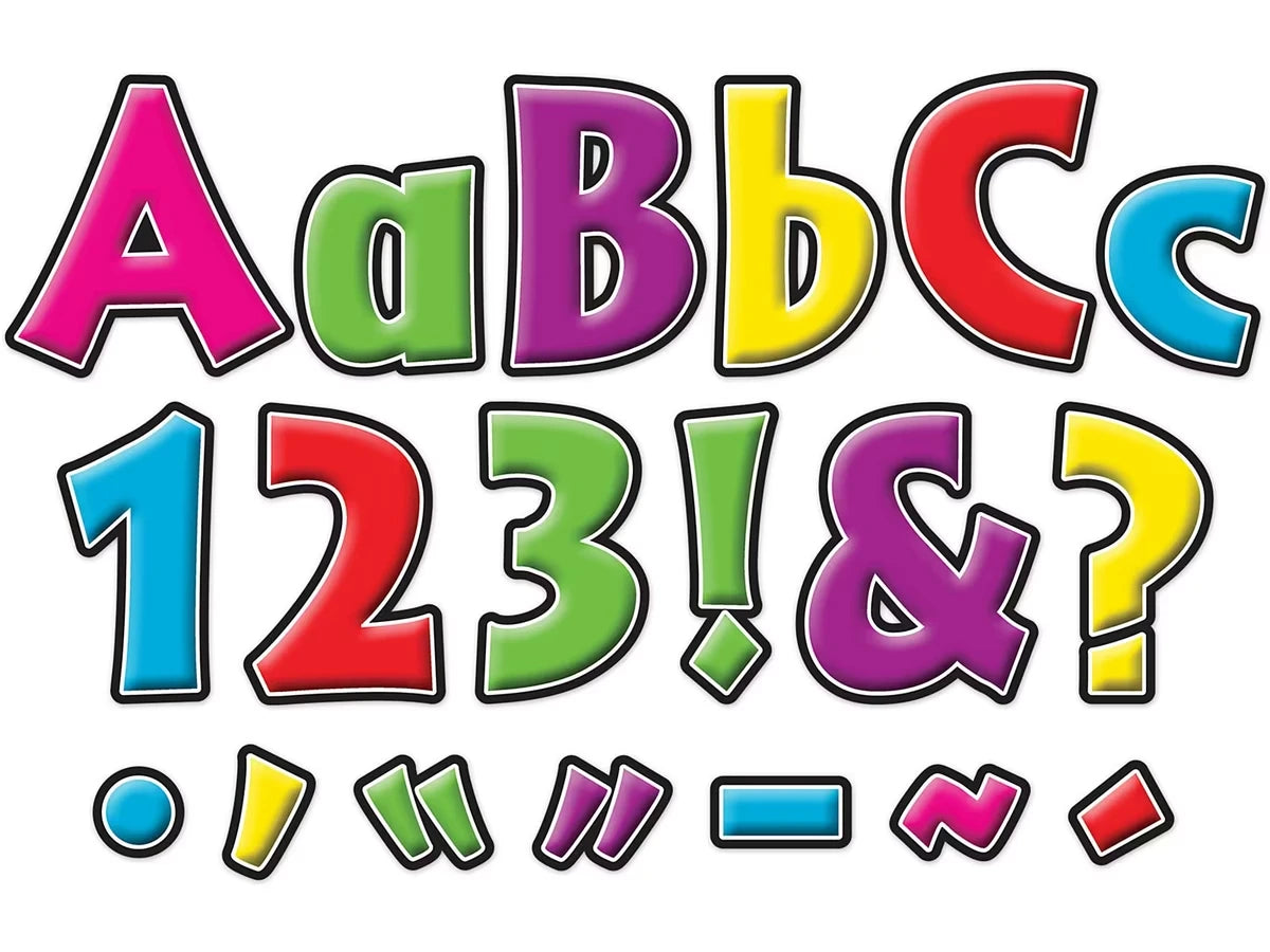Neon 4" Punch-Out Letters - US 4001
