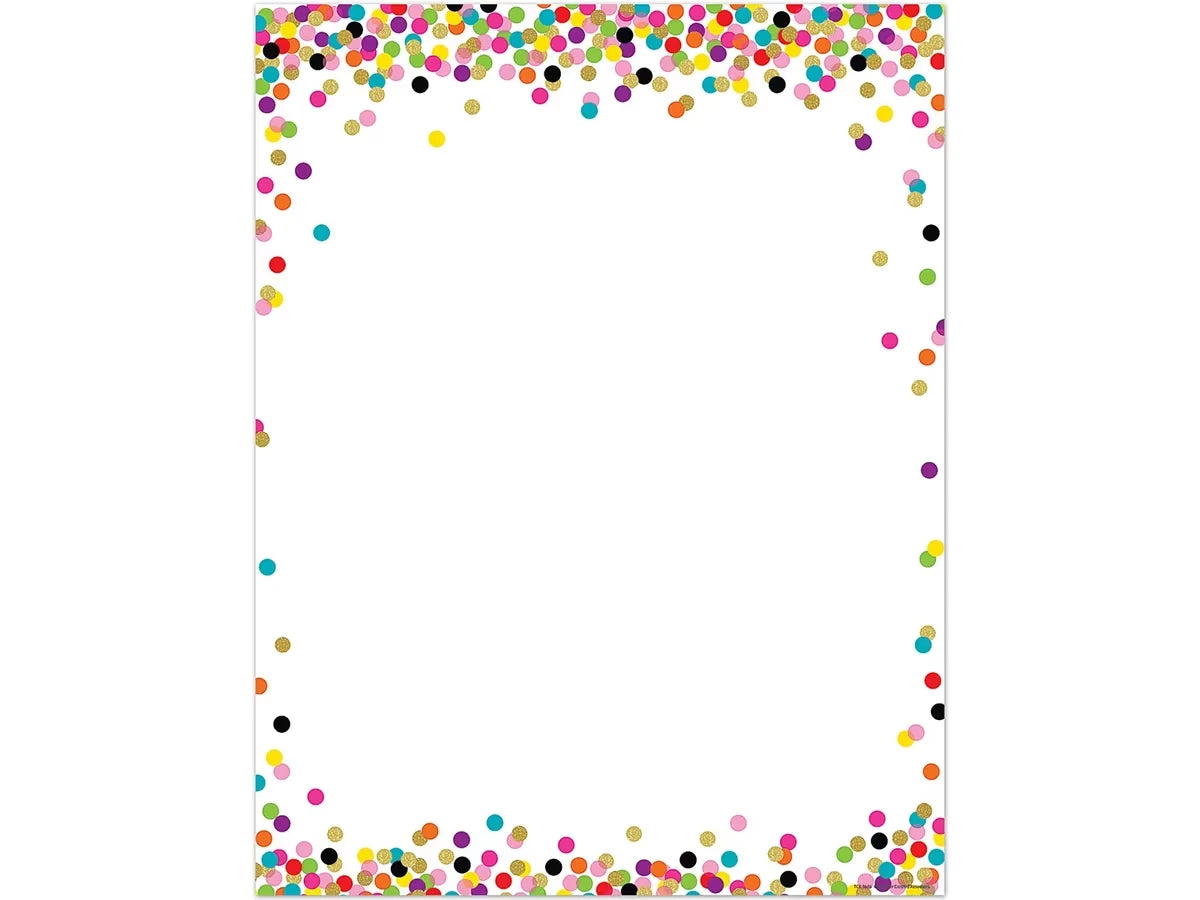 Confetti Blank Poster - US 6149