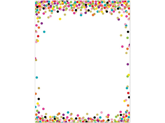 Confetti Blank Poster - US 6149