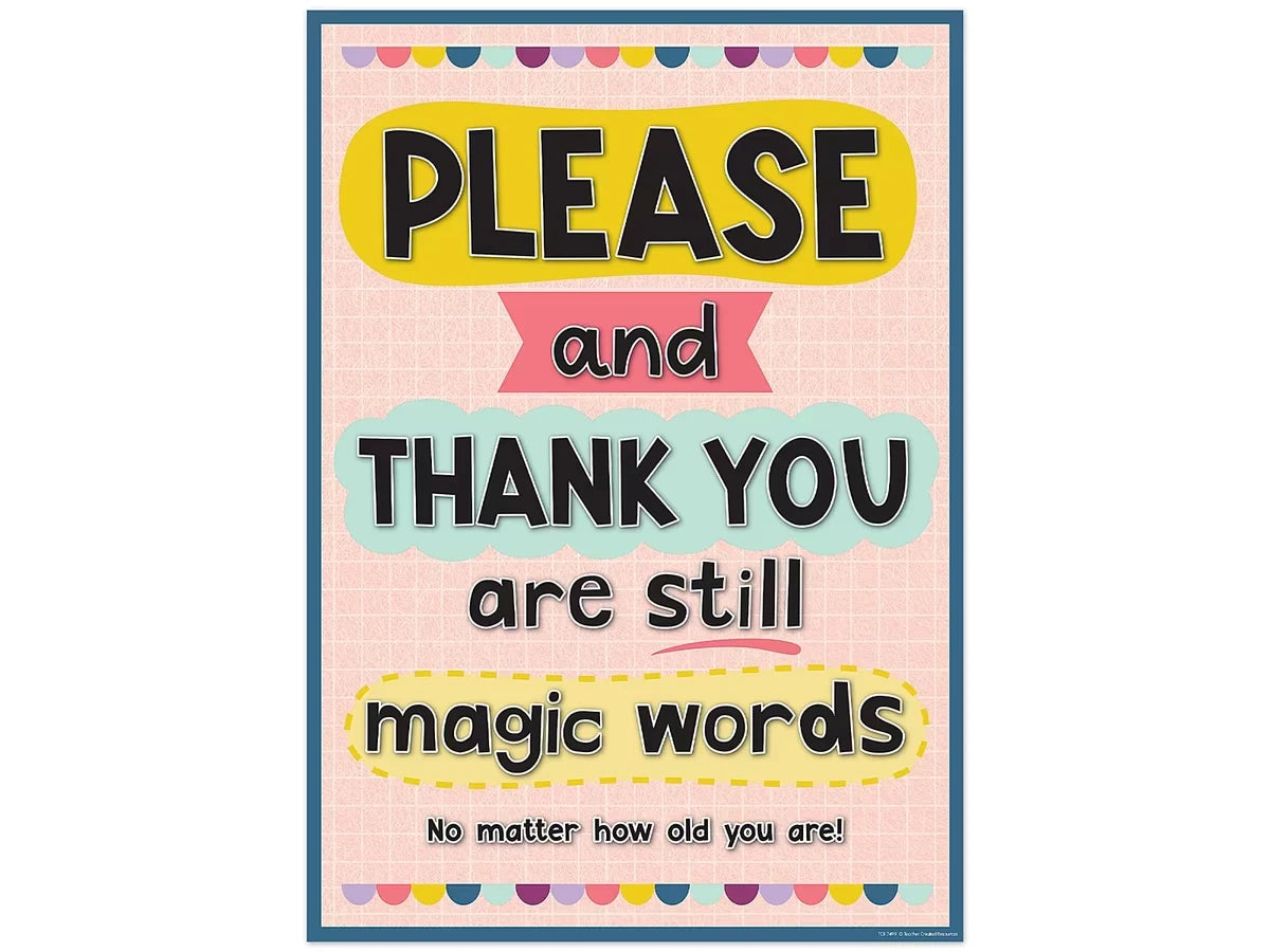 Oh Happy Day! Please and Thank You Poster - US 3502
