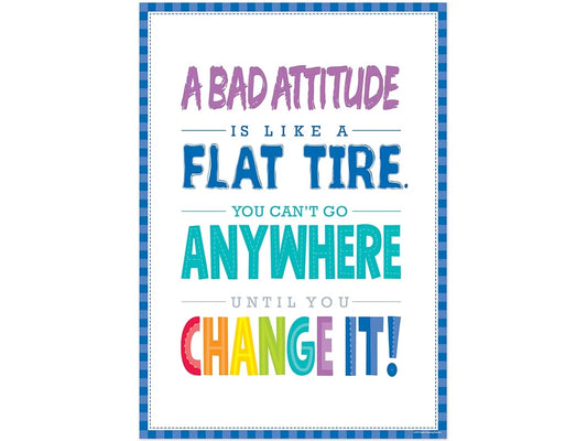 Painted Palette Bad Attitude Poster - US 4414