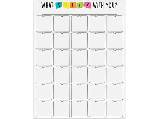 What Stuck with You? Reference Poster - US 2774