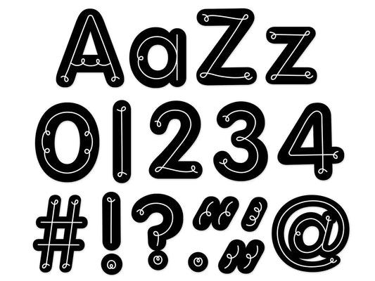 Loop-De-Loop 4" Punch-Out Letters - US 6386