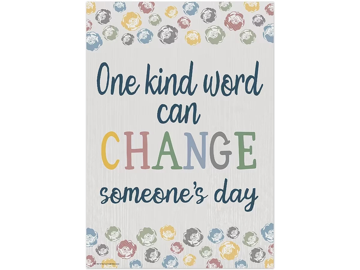 Classroom Cottage One Kind Word Poster - US 8288