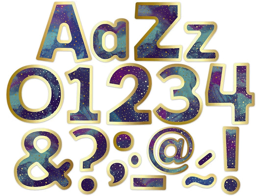 Galaxy 4" Punch-Out Letters - US 5959