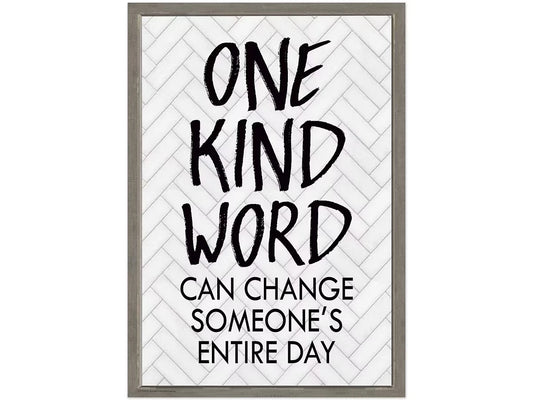 Modern Farmhouse One Kind Word Poster - US 3494