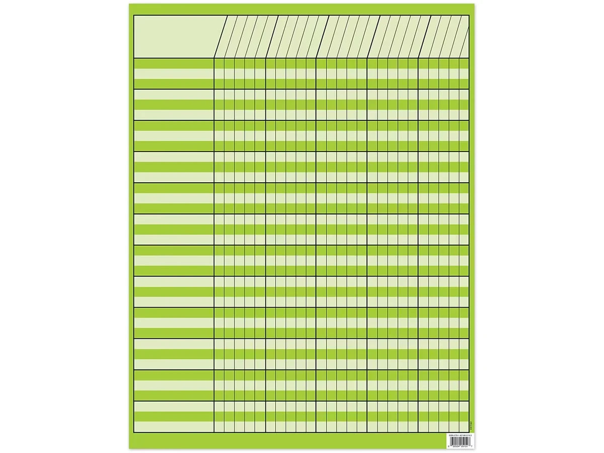 Lime Green Incentive Chart - US 3110