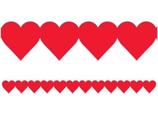 Red Heart Border - US 6929