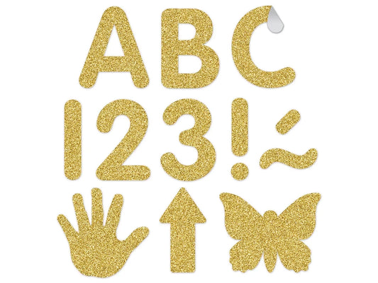 Gold Classic 2" Punch-Out Letters - US 2391
