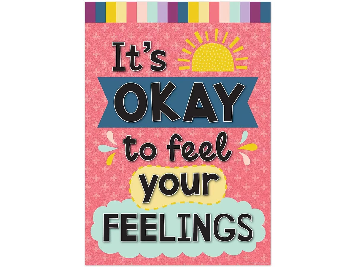 Oh Happy Day! It’s Okay to Feel Your Feelings Poster - US 7741
