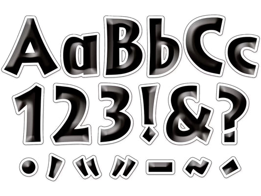 Black Tie Affair 4" Punch-Out Letters - US 4811