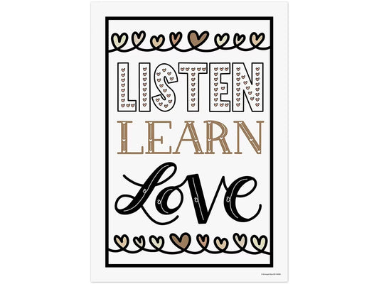 Listen, Learn & Love Poster - US 2004
