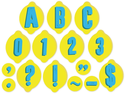Always Try Your Zest 4" Punch-Out Letters - US 2872