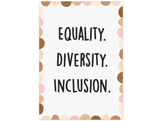 Equality, Diversity, Inclusion Poster - US 8273