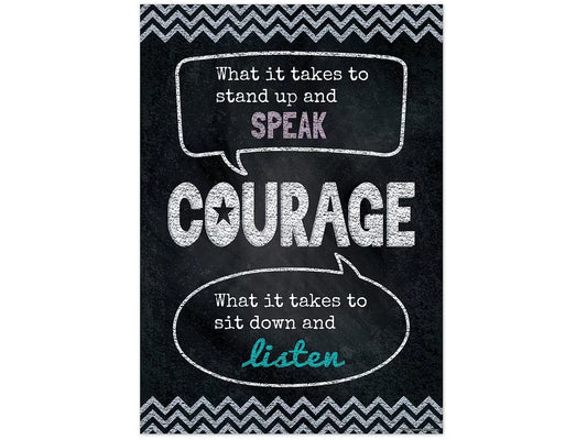 Chalk It Up! Courage Poster - US 5065