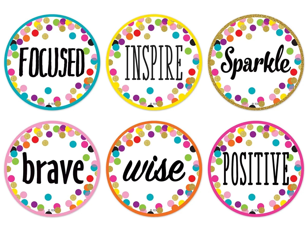 Confetti Motivational Mini Accents - US 9709