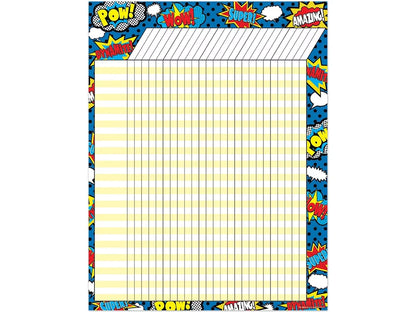 Superhero Incentive Chart - US 2156