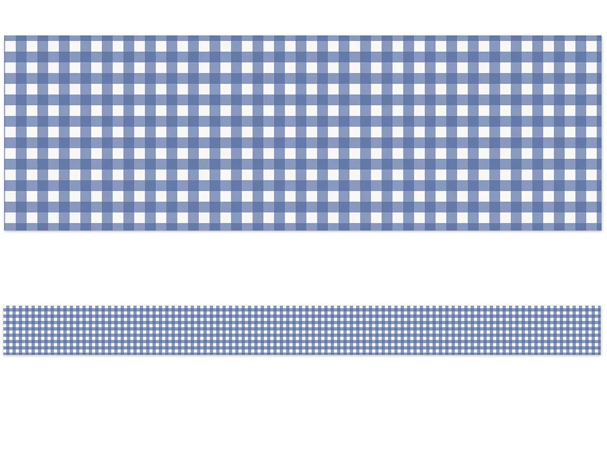 Farmers Market Blue Checkered Border - US 1059