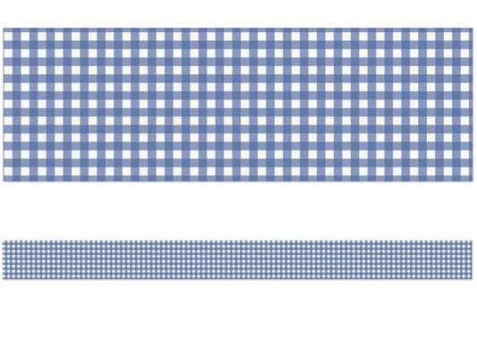 Farmers Market Blue Checkered Border - US 1059